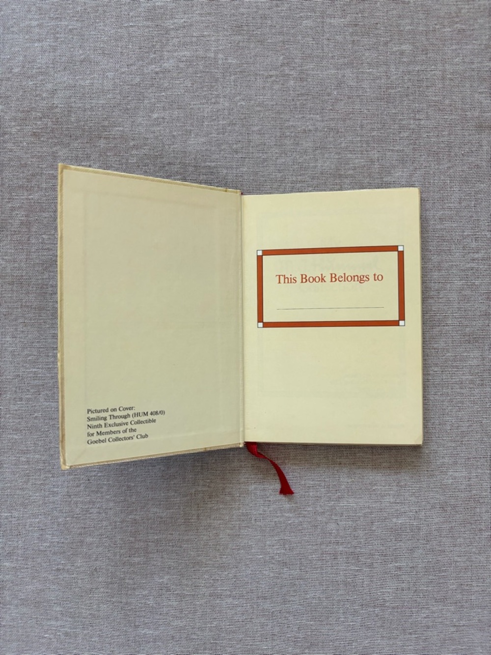 Goebel Cream and Red Collectors Registry Book - Picture 4 of 13